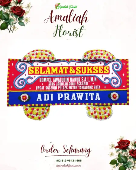 Papan Bunga Ucapan Selamat Jekawal